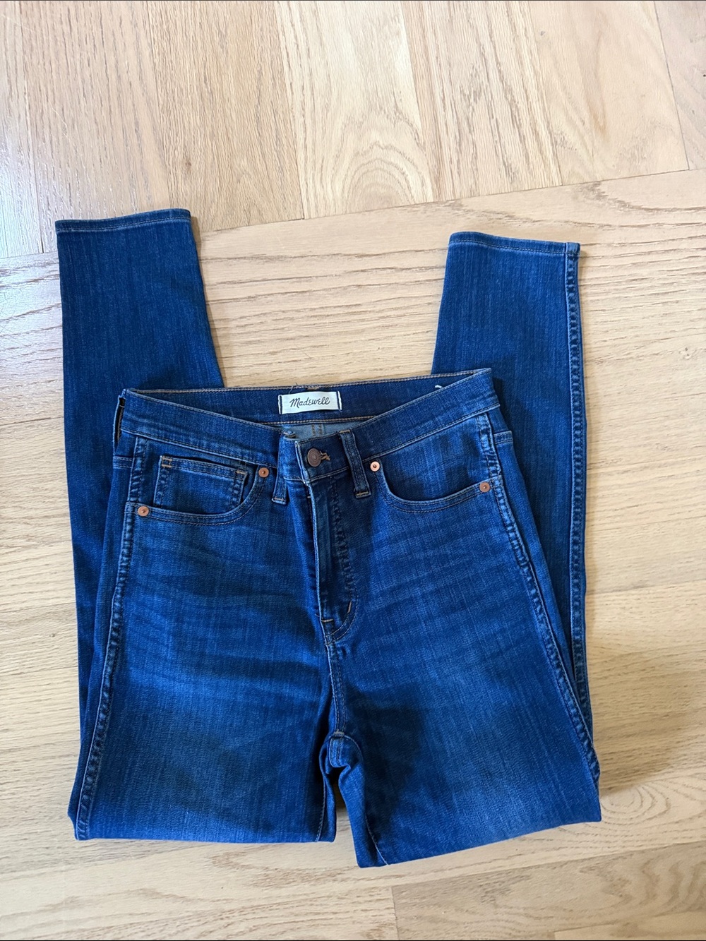 Madewell 10" High-Rise Skinny Jeans Sz 27